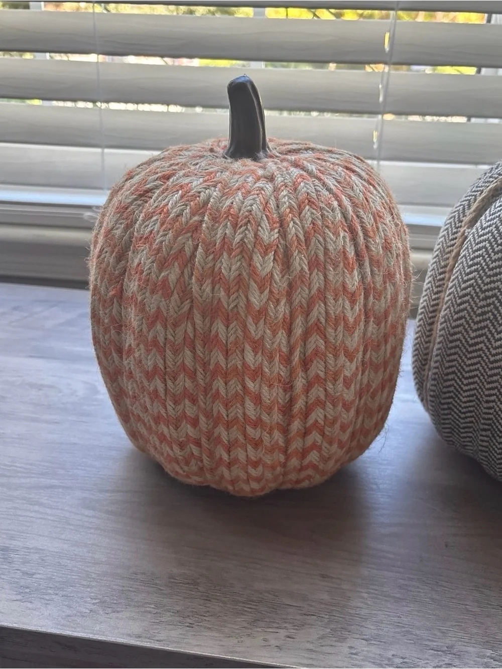 Target Threshold Fabric Pumpkin Trio - Gray, Orange, Brown Fall Decor